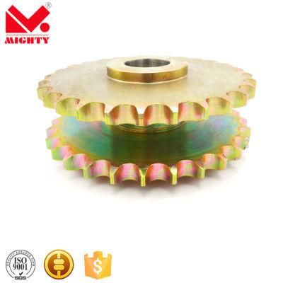 Double Strand Scooter or Moped 45 Steel High Precision 100 Front 38 Motorcycle Chain Sprocket with Reasonable Price for Transmission Products