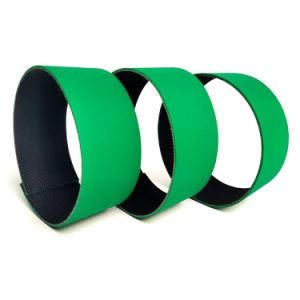 Hot Sale Green Fabric Texture TPU Flat Conveyor Belt for Flat Transmission