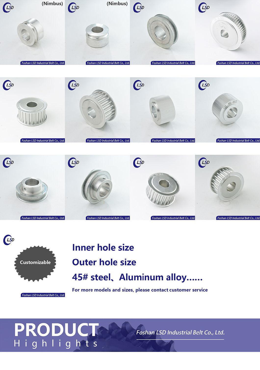 Gt2 Customized High Precision Aluminum Timing Belt Pulley for Transmission Machine