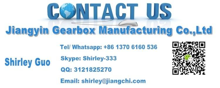 Jiangyin Gearbox High Torque Plastic Extruding Gear Speed Reducers