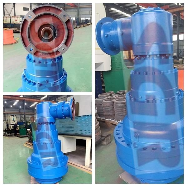 Beaver Crusher Field Application Sgr Right Angle Planetary Reducer Equal to Brevini Modle