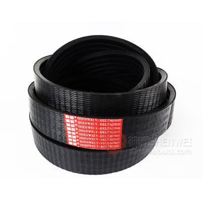 Factory Direct 4hb Banded Agricultural Belt Rubber V Belt for Harvester