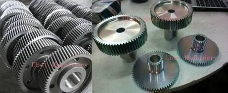 Customized Steel Spur Gear with Zinc Coating