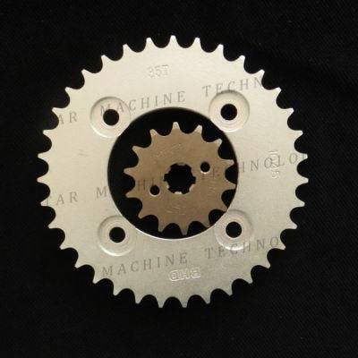 Front Pinion Rear Gear for Motorcycle Pop 100
