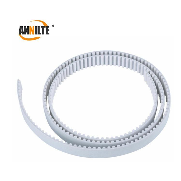 Annilte Most Popular Factory Outlet White Double Sided Tooth Endless PU Synchronous Belt