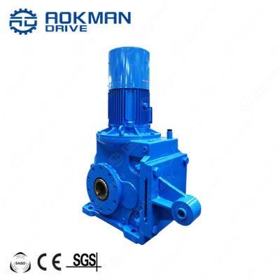 90 Degree Shaft Mounted Gearbox Helical Bevel Speed Reducer