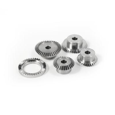 Forging Gears Pinion Stainless Steel Metal Screw Worm Right Angle Spur Bevel Gear
