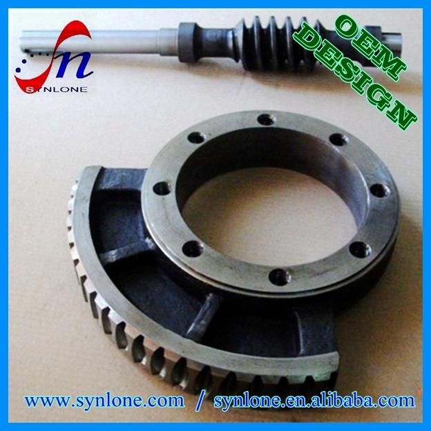 OEM Customised CNC Machining Alloy Steel Worm for Machinery