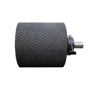 Herringbone Lagging Rubber Conveyor Pulley with Best Cost Performance