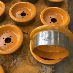 Rail Truck Wheels Ballast Sweeper Rail Tracks Double Flange Wheels