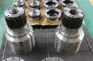 According to Drawing Reducer Machining Parts Forged Shaft Gear Coupling