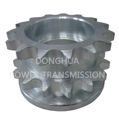 Zinc Plated Double Sprockets 10b15t