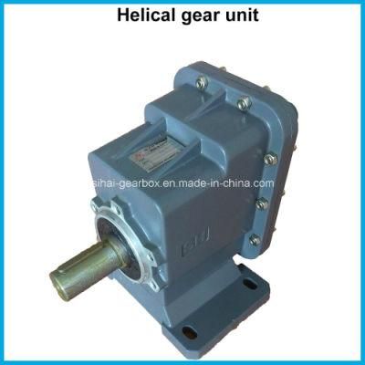 Src04 Motor Two-Staged Speed Reduction Helical Gearbox Reducer