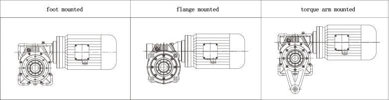 Aluminium Alloy Cast Iron Nmrv Worm Speed Reducer Gearbox