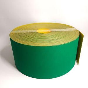 Yellow/Green Flat Power Transmission Belt for Textile Machine