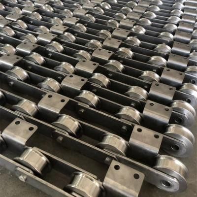 P101.6f18A1 Large Pitch ISO and ANSI Standard Driving Engineering and Construction Machinery Conveyor Chains with Attachments