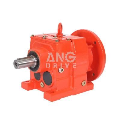 Speed Reducer Gear Transmission R17-R167 0.12kw-160kw Helical Gearbox Foot/Flange Mounted