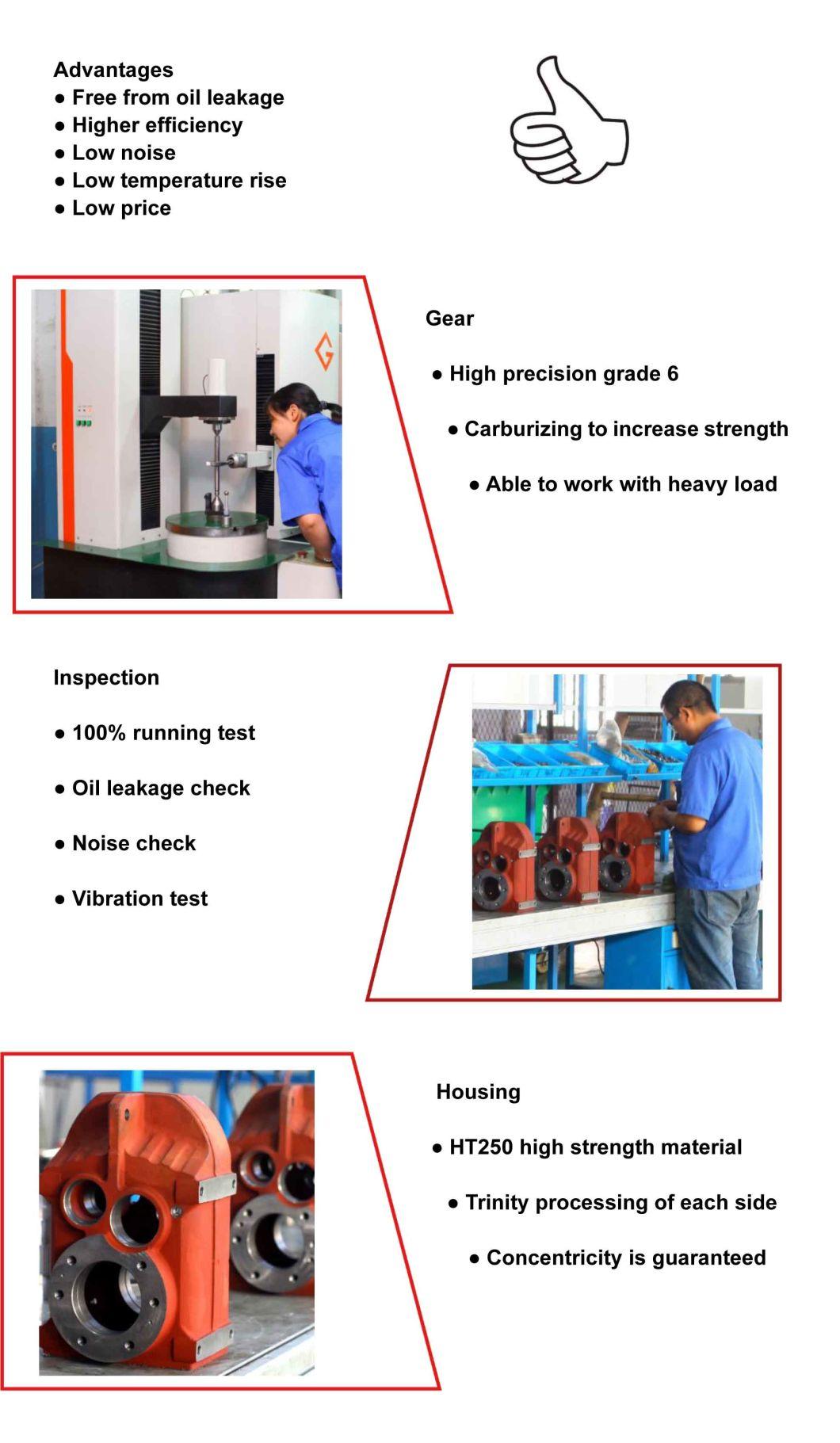 Helical Inline Gearmotor F47 Transmission Gearbox with Power Motor