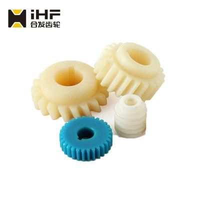 Durable Mc Nylon PA66 Plastic Spur Gears Pinion Gear for CNC Machining Parts