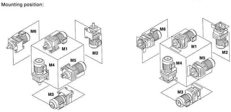 R Series Helical Electric Motor Reductor