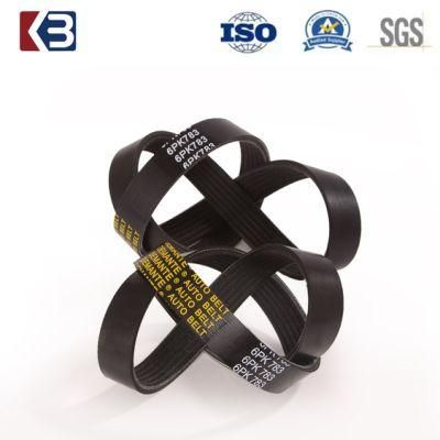 High Quality Industrial Ribbed Belt Multi Poly Belt Rubber Transmission Power Ribbed Pk Belts