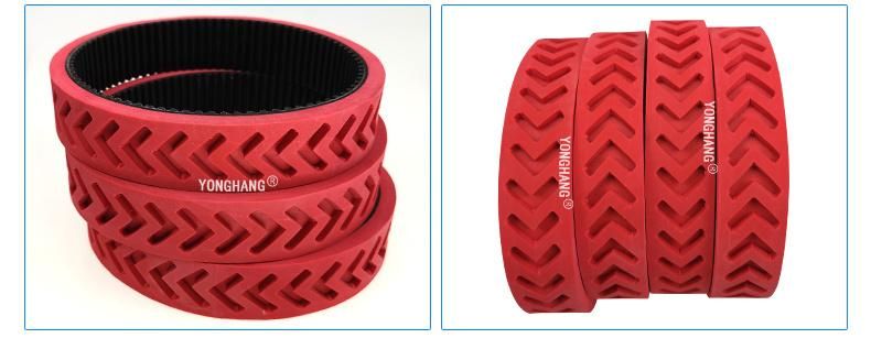 Manufacturers Custom Smart Robot Cater Pillar Drive Belt Rubber Material Robot Track Belt