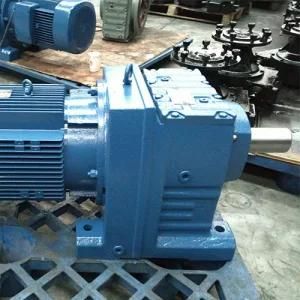 RF37-167 Foot Mounting Helical Gearbox Speed Reducer Helical Gear Box