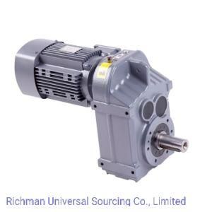 F Type High Efficiency Speed Reducer Geared Motor Redactor Unit