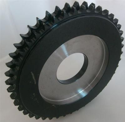 ISO DIN Standard Chain Wheel C45 Steel Heat Treatment Sprocket