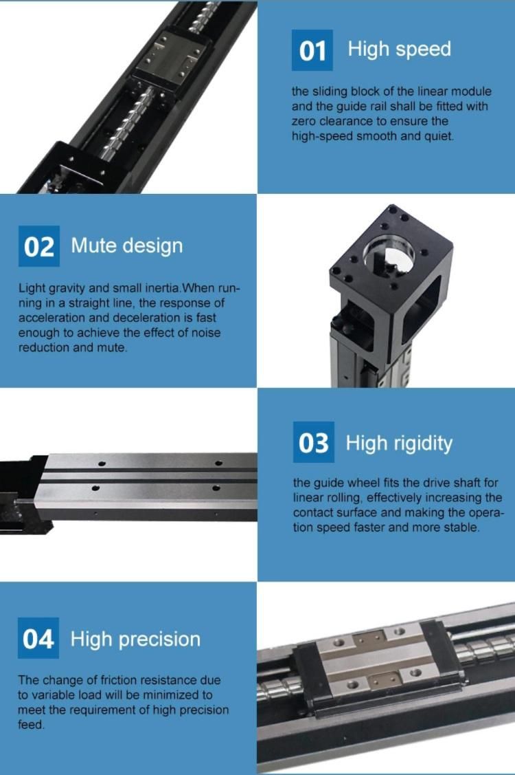 Ball Screw Drive Motorized Linear Module Single Axis Robots