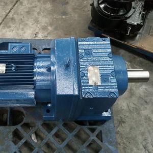 RF37-167 Foot Mounting Helical Gearbox Speed Reducer Helical Gear Box