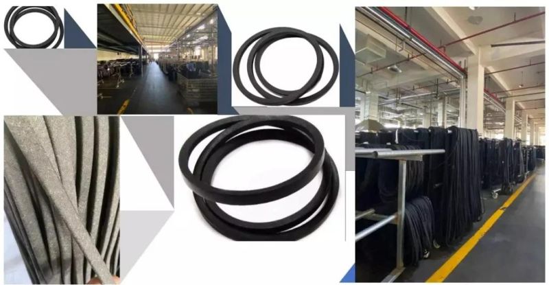 Professional Wear Resistant Rubber Wrapped Narrow V Belt Transmission Belt Rubber V Belt