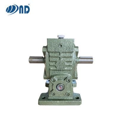 Worm Gearbox with Cast Iron Housing Single Double Speed Gear Box Reducer Reduction for Electric Motor (Wpa Wpx Wpo Wpda)