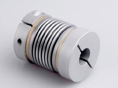 Metal Bellows Coupling Spring Coupling Setscrew or Clamping Type for Motor Connector