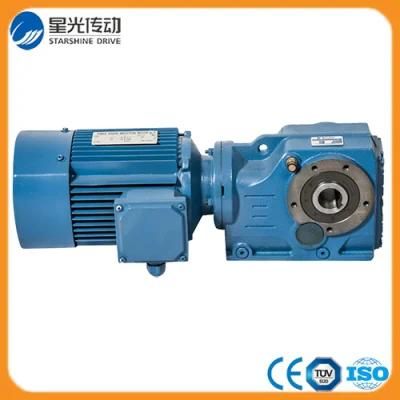 Right-Angle Helical Bevel Gear Motor Reducer