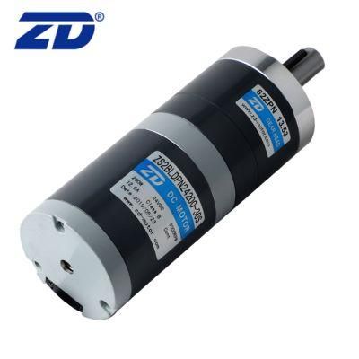ZD 82mm 24 Voltage 3000RPM Rated Speed Brush/Brushless Spur Gear Precision Planetary Transmission Gear Motor