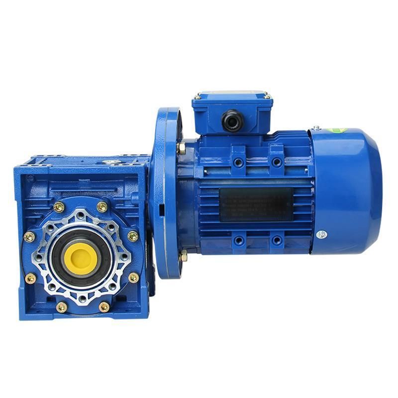 Right Angle Precision Worm Gear Rotary Stepper Gear Reducer Motor with Output Flange