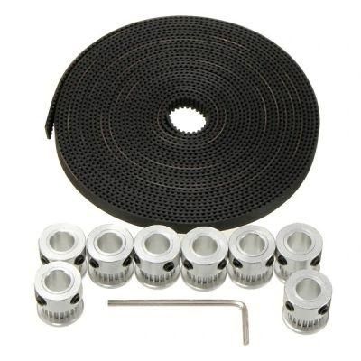 20t Gt2 Aluminium Timing Pulley 2gt 5m Belt for Reprap Prusa Mendel 3D Printer