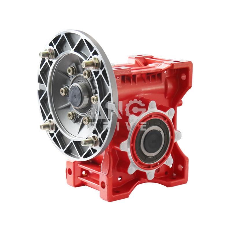 Nrv New Design Double Dual Shaft Input Right Angle Reduction Motorized Worm Reductor Gearbox