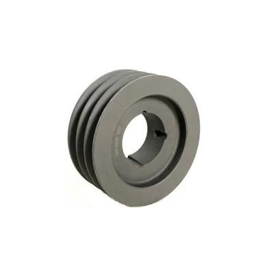 Casting Grey Iron Steel Large Diameter 3 Grooves Sheave Wheel V Belt Pulley