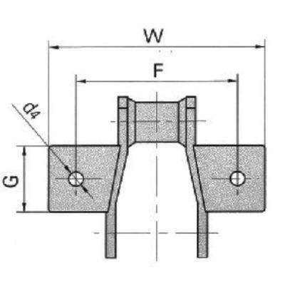 Professional Manufacturer Wr132 Wr124 Wr110 K1 K2 Attachment Class Mill Chain with High Quality