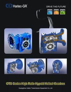 Double Stages Low Cost Hypo-Helical Gear Reducer