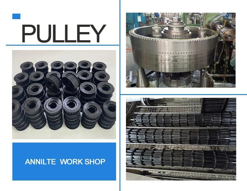 Annilte High Quality Aluminum Cast Iron & Steel Timing Belt Pulley