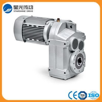 Hardened Tooth Surface Helical Gearbox with Hollow Output Shaft