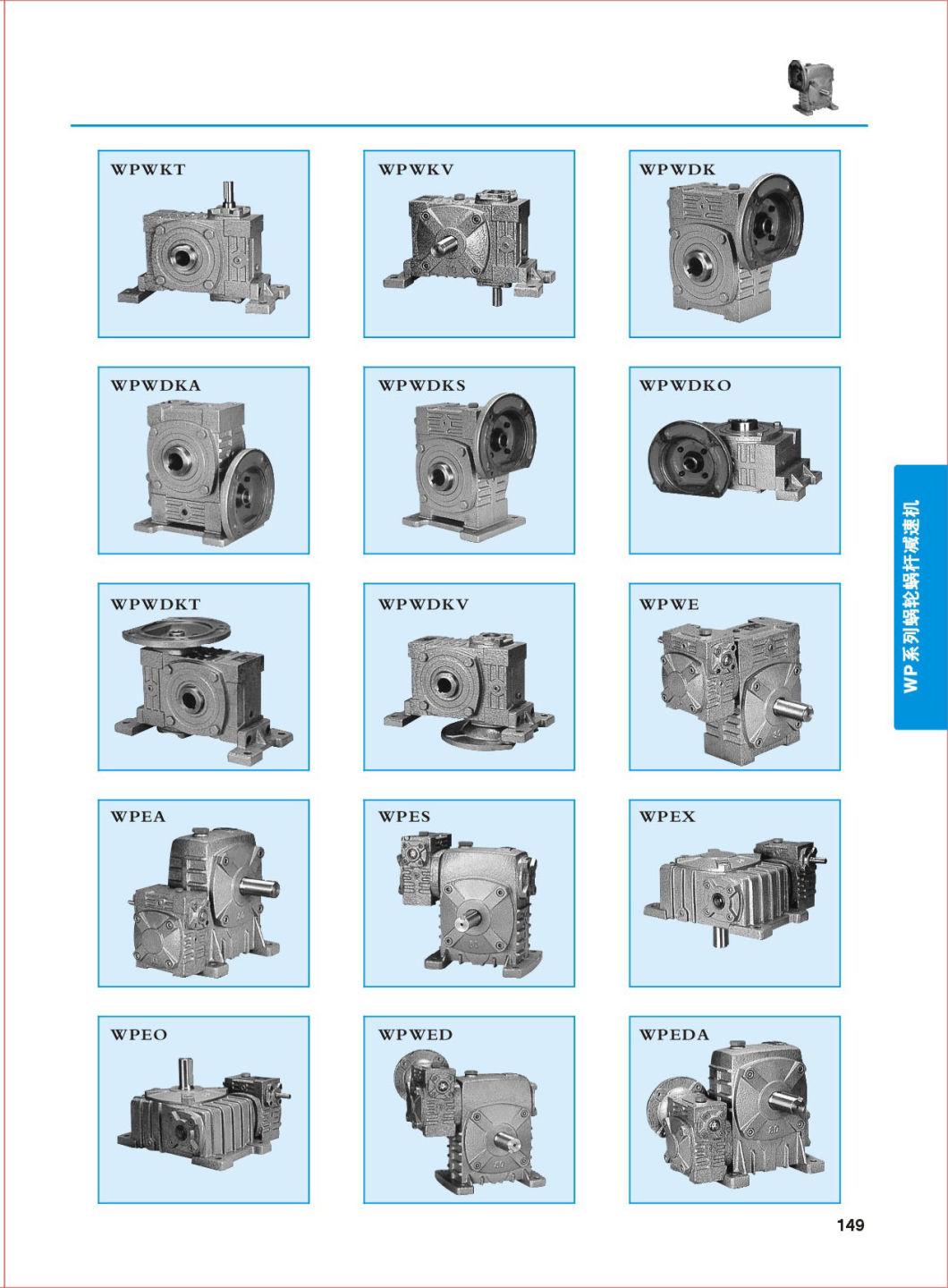 Wpa Gearbox Shaft Design Worm Gear Speed Reducer