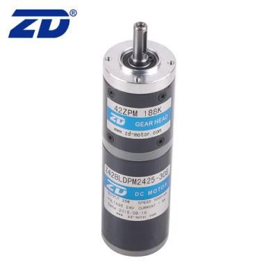 ZD IP20 Grade Protection 42mm Brush/Brushless Precision Planetary Transmission Gear Motor