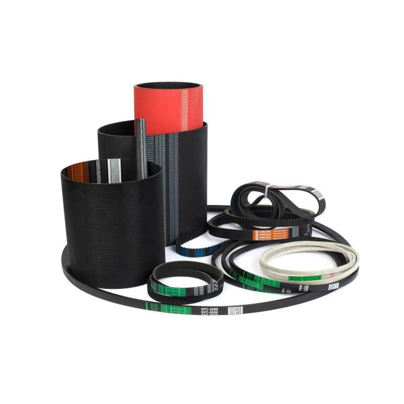 Top Coated Poly V-Belts with White Color