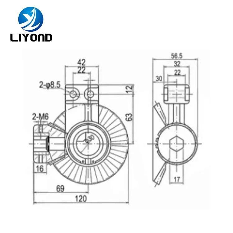 Earthing Switch Interlock Mechanism Bevel Gear for High Voltage Switchgear