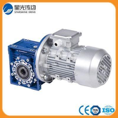 3-Phase Electric Motor with RV Worm Gearbox