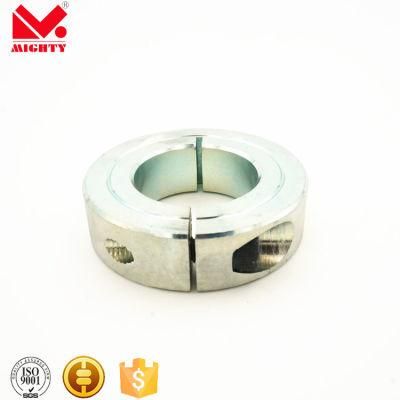 Two-Piece Double Split Clamp Style Bore Shaft Collar Anodized Aluminum 1/2&quot; Stainless Steel, Carbon Steel Flexible Provided